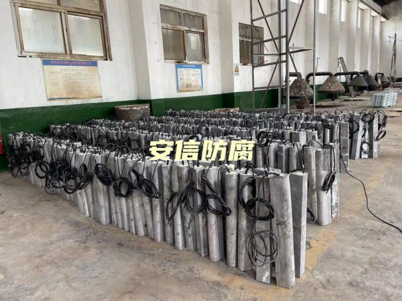 我公司鎂陽極，鋁合金陽極，鋁犧牲陽極，鎂陽極，鎂合金犧牲陽極在呼和浩特煉油廠的使用被評為優 秀生產商